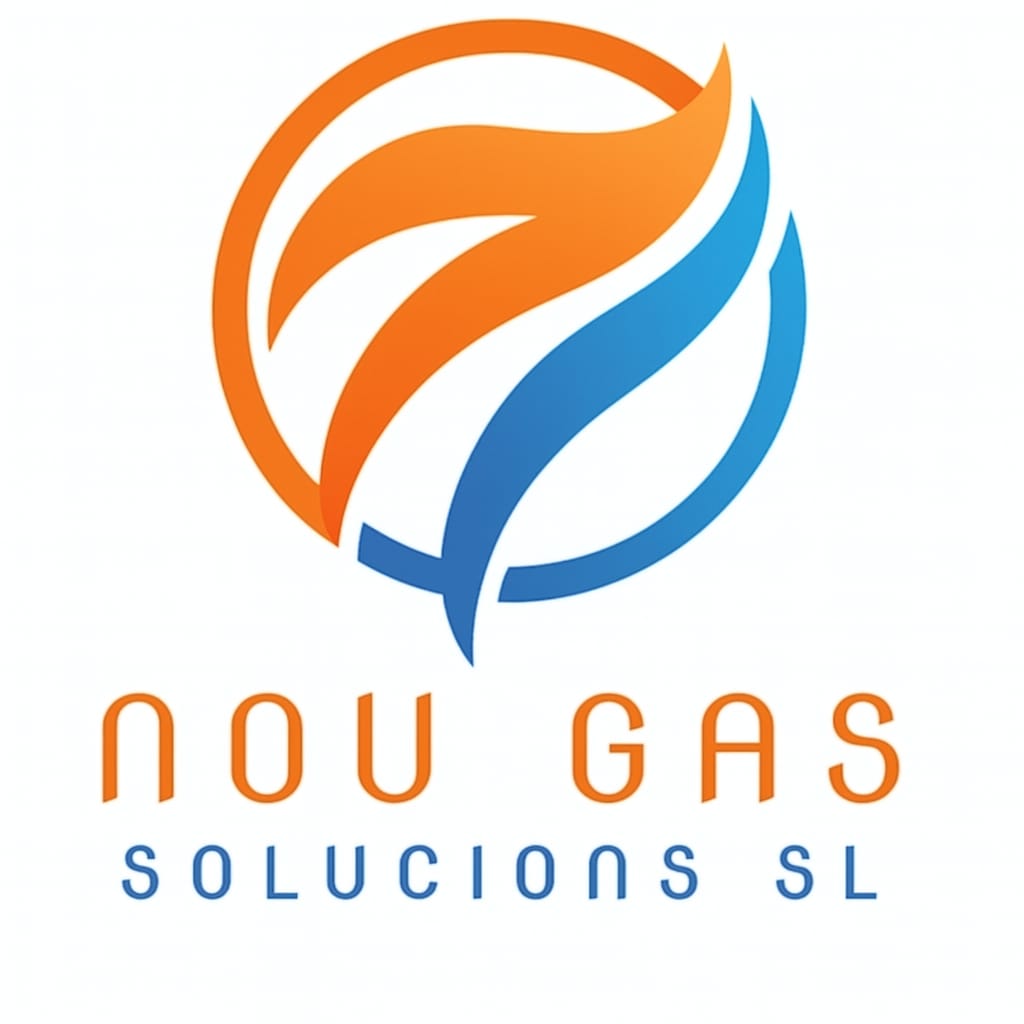 Logo de Nou Gas, servicio técnico autorizado de gas.